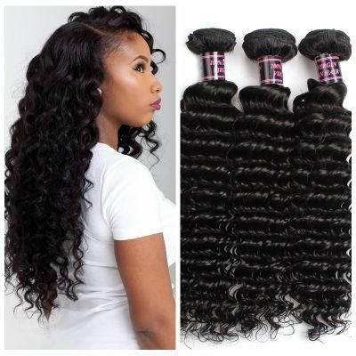 Kbeth Wholesale 8A 9A 10A 100% Brazilian Human Hair Deep Wave Bundles Deep Curly Show Hair Products Deep Wave Weft Supplier