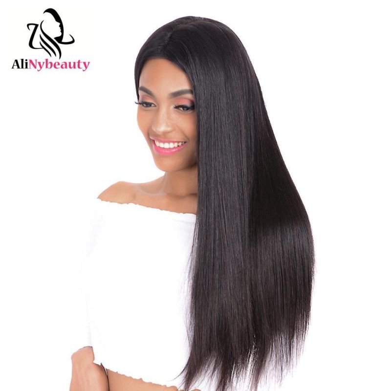 Brazilian Straight Virgin Hair Extensions Cheap Mink Raw Human Hair Lace Front Wig