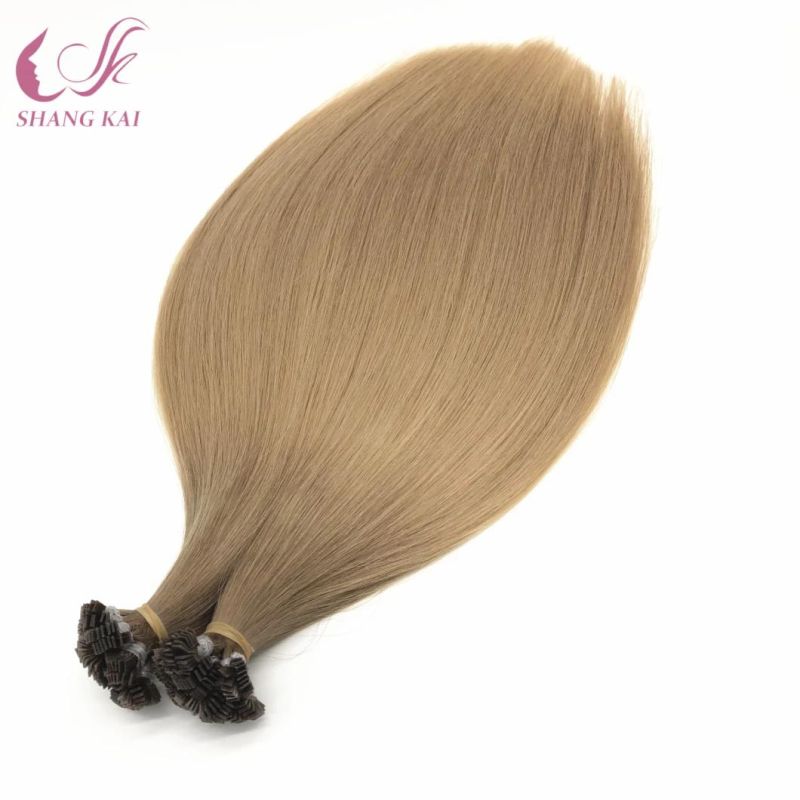 Russian Remy Human Hair Kertain Prebonded Flat Tip Hair Extensions