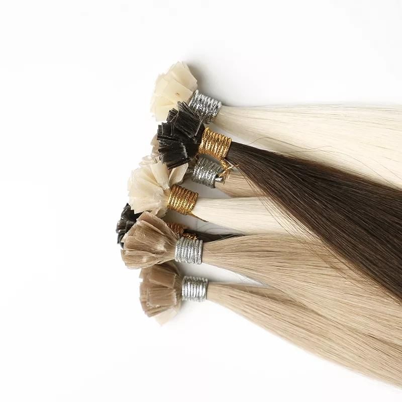 2022 Fortune Beauty New Products, 100% Human Hair Flat Tip Hair Extensions.