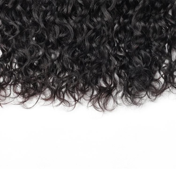 Water Wavy Non Remy Natural Human Hair Weave Human Hair Bundles