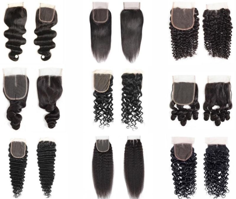 Virgin Hair Grade 12A Closure 4X4 Lace Free Part HD Deep Wave Closure