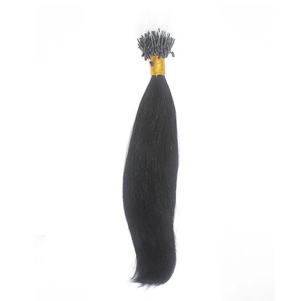 Blonde and Straight Micro-Loop Hairpiece for Women