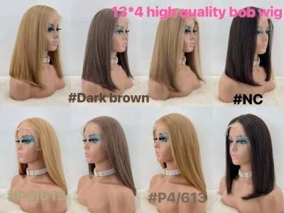 Wholesale Peruvian Bob Lace Front Human Hair Wig, Transparent Glueless Virgin Curly Bob Wigs, Cheap 4*4 Lace Closure Short Bob Wig