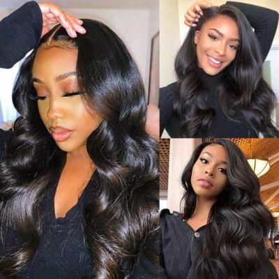 Best 100% Natural Virgin Hair Body Weave Remy Hair Extensions Wholesale 4X4 HD Lace Front Wigs
