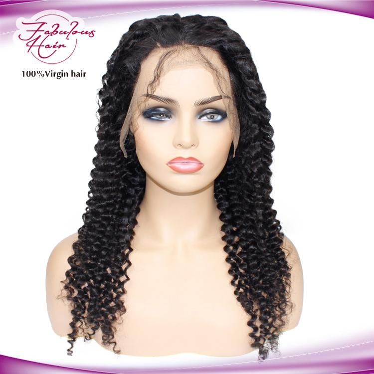 Hot Selling Lace Front Wig Curly Virgin Human Hair Wig
