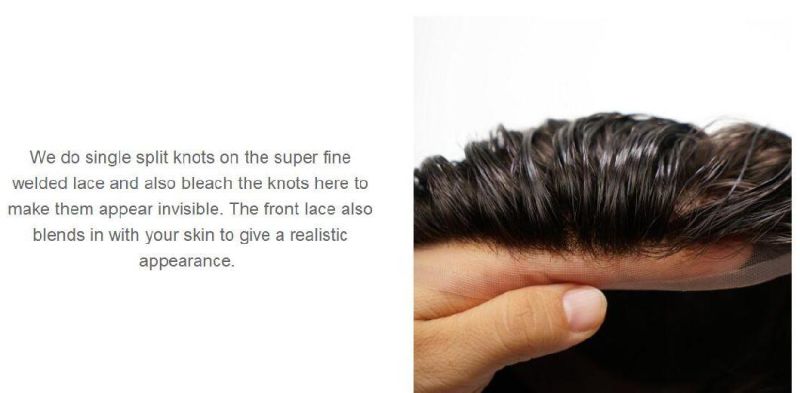 The Perfect Hair Piece of Natural Human Hair for a Freestyle Look - Men′s Wigs