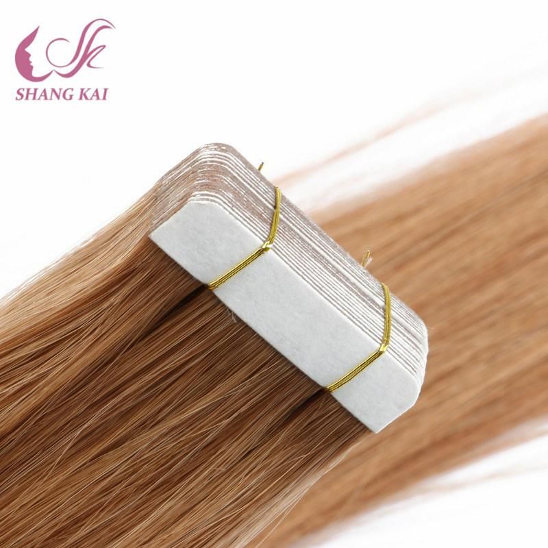 Salon Grade Thick End Virgin Human Hair Tape in Extension