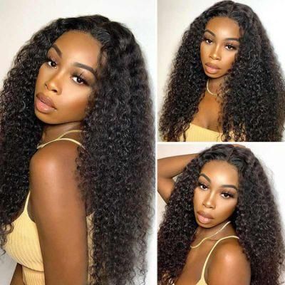 13X6 Front Lace Wig Curly Virgin Human Hair Wigs