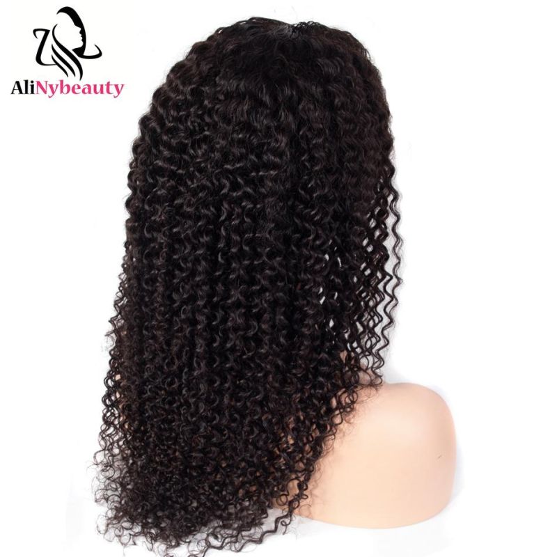 Wholesale Virgin Human Hair Jerry Curly Full Lace Wig