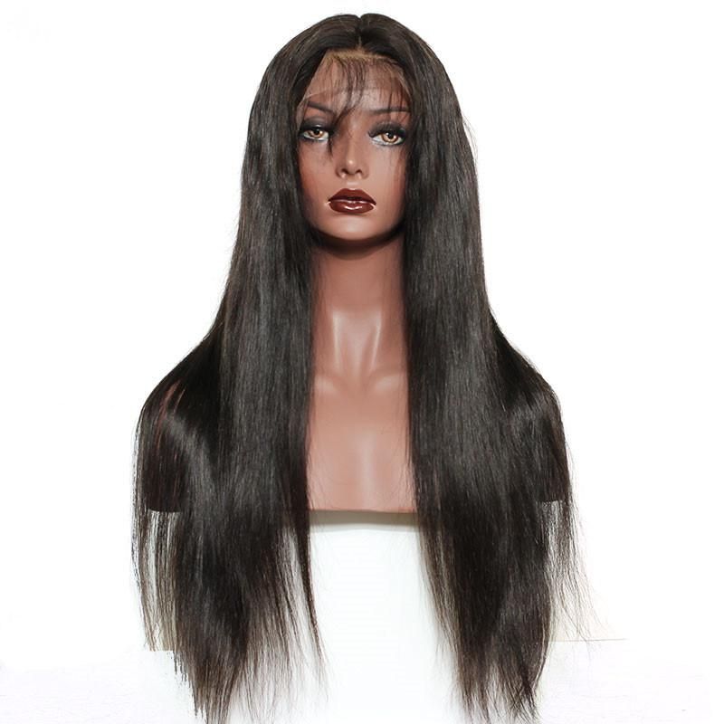 Front Lace Wig 100% Brazalian Human Hair Kinky Curly Wave