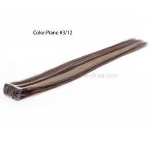 Professional Salon Grade P#3/12 Double Drawn Brazilian Tape in Hair Extension