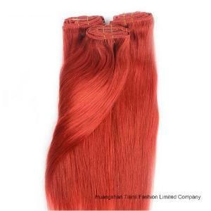 Brazilian Hair Weft - Red Color