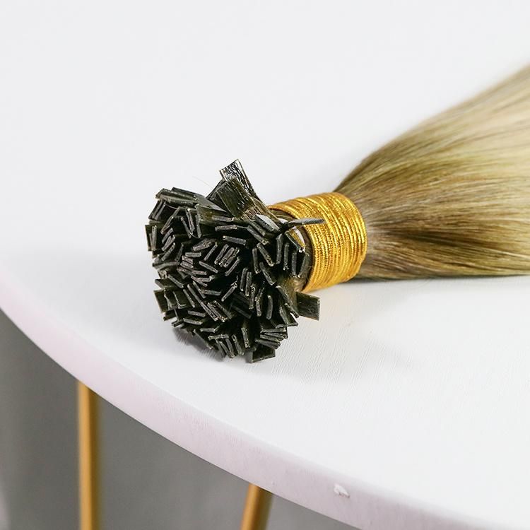 12A Brazilian Cuticle Aligned Keratin Flat Tip Hair Extension Highlight Color