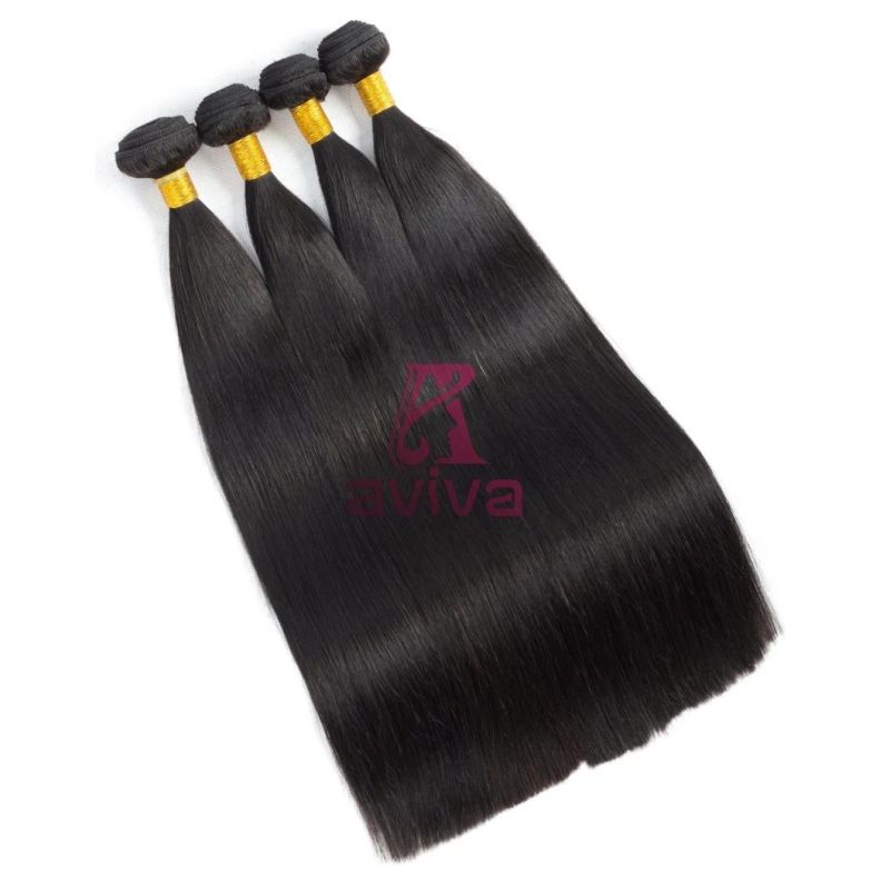 Brazilian Virgin Human Hair Extension Straight Weaving