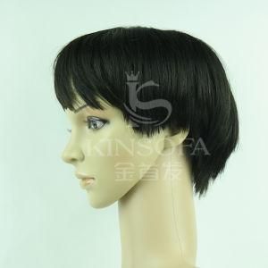 Wigs New Fashion Women 100% Human Hair Wigs 247495