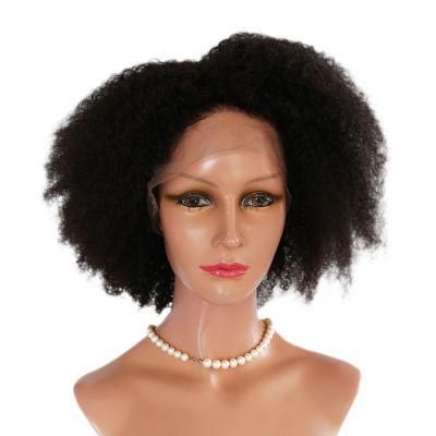 Kbeth Afro Kinky Hair Mongolian Kinky Curly Hair Curly Lace Front Human Hair Wig for Black Woman China Factory Wholesale