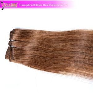High Quality Clip in Hair Extension #8 7PCS Brazilian Human Hair