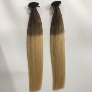 Ombre 3/613# Prebonded Keratin Flat I Tip Brazilian Virgin Remy Human Hair Extensions