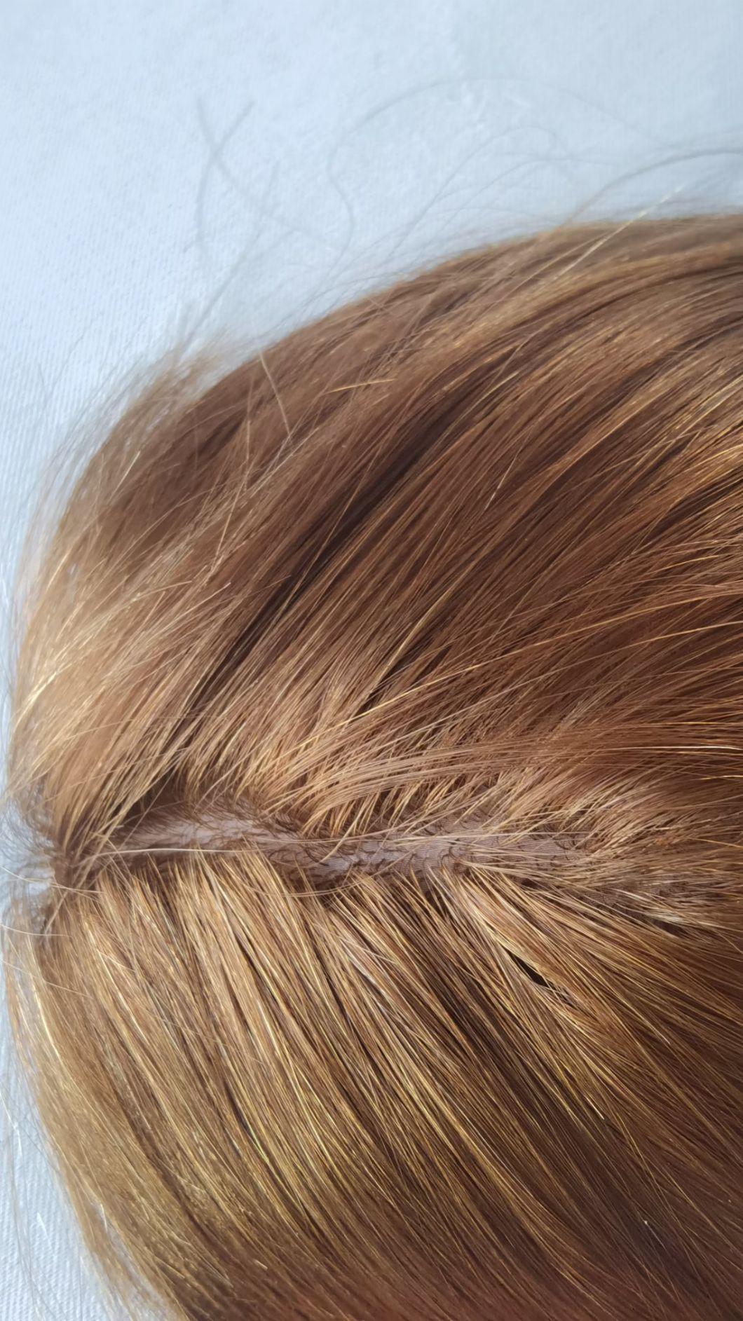 2022 Most Natural Silk Top Injected Lace Human Hair Hairpieces Made of Remy Human Hair