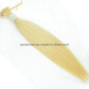 100% Remy Human Hair Weave 9A Blond Straight European Virgin Hair