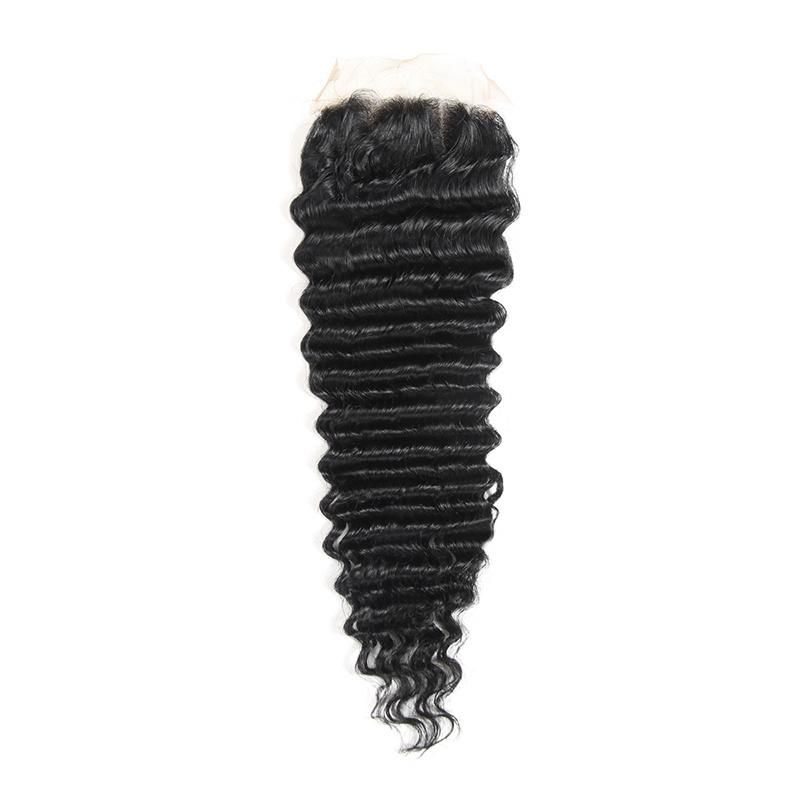 Factory Direct Human Hair 4*4 Swiss Closure 10 Inches Wavy for Women