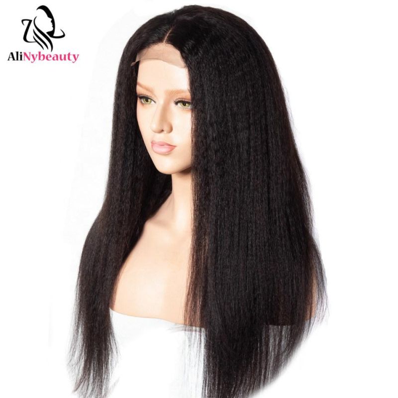 Virgin Human Hair Lace Front Wig with Baby Hair