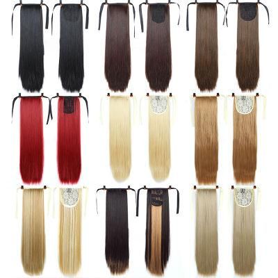 Ponytail Fake Hair Chip-in Hair Extensions Pony Tail Wigs