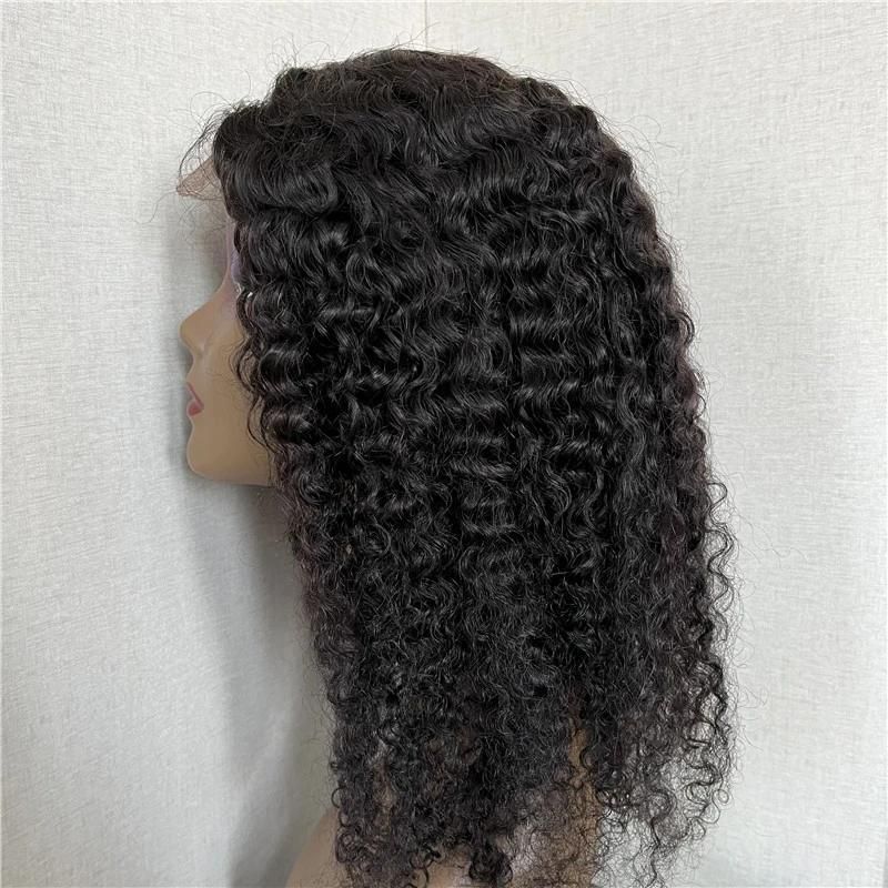 Jerry Curly 4*4 Lace Wig Brazilian Human Hair Wigs for Black Women