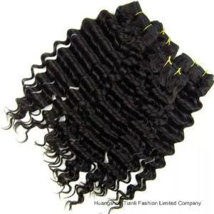 Unprocessed Cheap Brazilian Human Hair Weft Deep Wave Hair