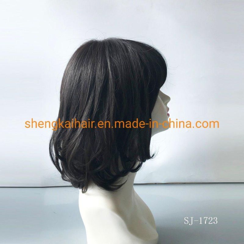 Wholesale Full Hand Tied Heat Resistant Women Synthetic Hair Wig