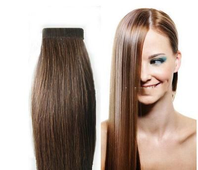 PU Skin Tape Hair, 100% Human Hair Extension