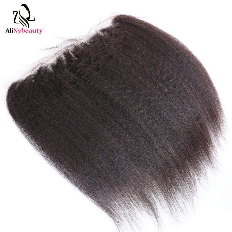 Virgin Cuticle Aligned Hair Peruvian Human Hair Bundles with Lace Frontal