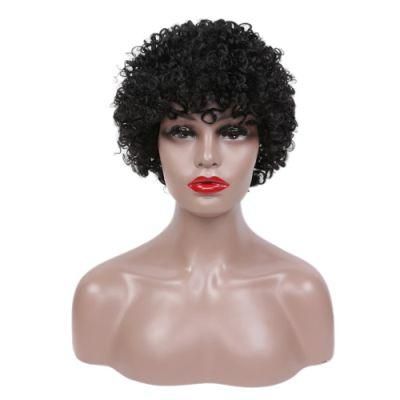Afro Kinky Machine Made Human Hair Wig