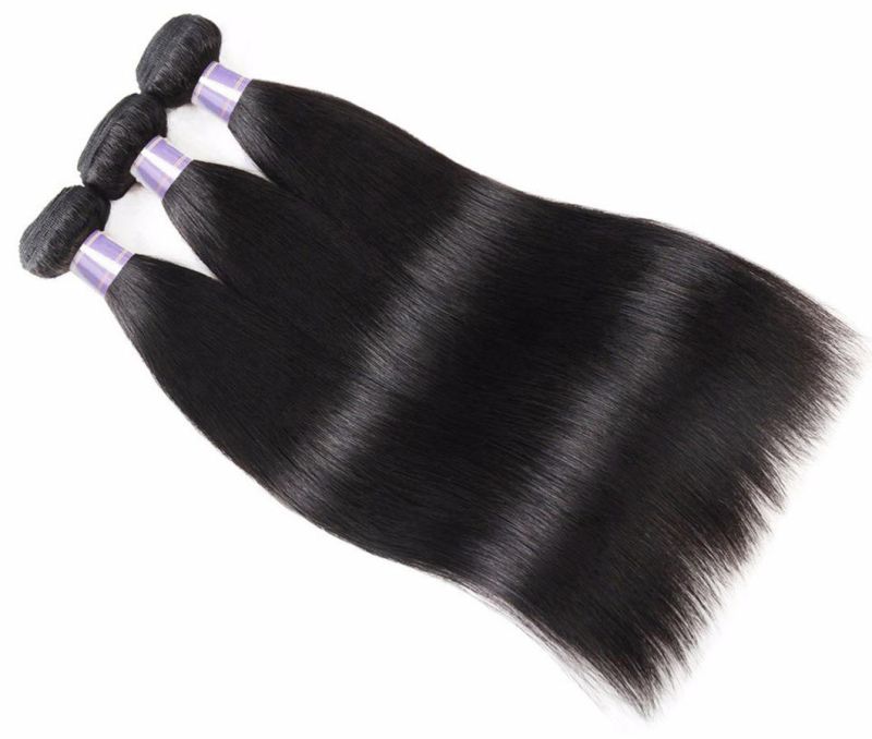 Black Straight Hair Bundles Bone Straight Human Hair Bundles 30 Inch Virgin Hair Bundles Brazilian Weave Human Hair Extensions