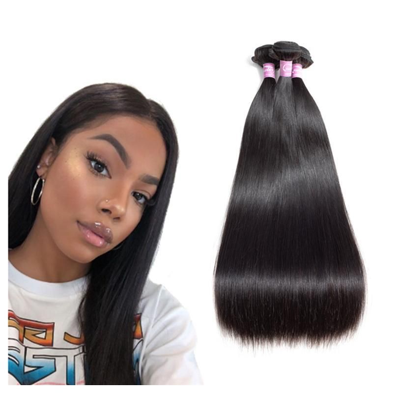 Kbeth Human Hair Extension for Black Women Hair Weaving 2021 Summer Straight Shiny 100% Virgin Brazilian Soft 20 Inch Length Human Hair Extension in Stock
