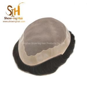 Duroble Mono with PU Human Hair Replacement Toupee