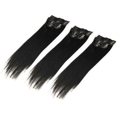 High Quality 100% Human Hair Clip in Hair Extensions for African American, Clip Hair
