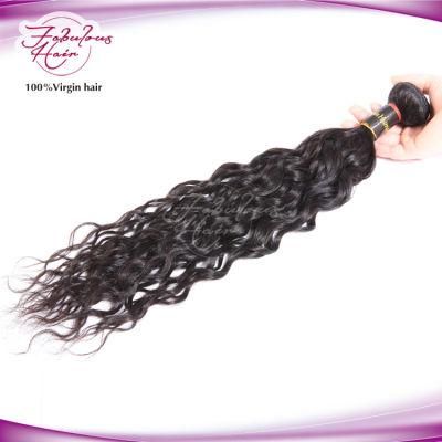 Unprocessed Indian Natural Virgin Human Hair Bundles Natural Wave