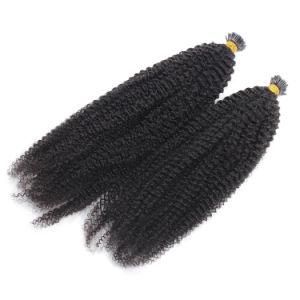New Products Blonde White Plastic Stick Human Hair 8A I Tip Hair Extensions