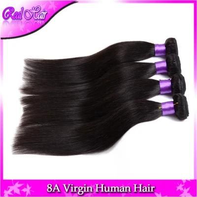 6A Unprocessed Brazilian Straight Hair Weave Bundles Light Yaki 3PC/Lot Natural Black Brazilian Virgin Hair Extensionson on Sale