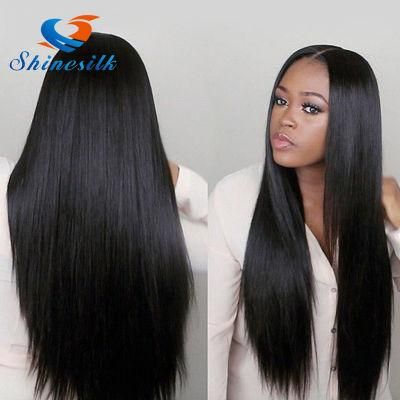 Wholesale Shine Silk 100% Human Unprocessed Virgin Brazilian/Peruvian Hair Extension