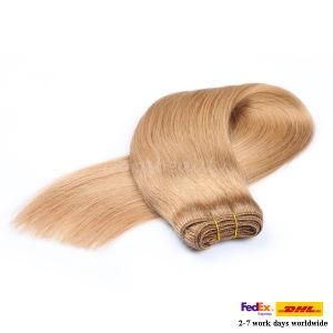 100% Full Cuticle Double Weft for Colored Natural Human Hair