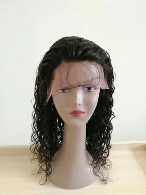 Curly Lace Front Human Hair Wigs Brazilian Lace Wig 150% Density Pre Plucked with Baby Hair