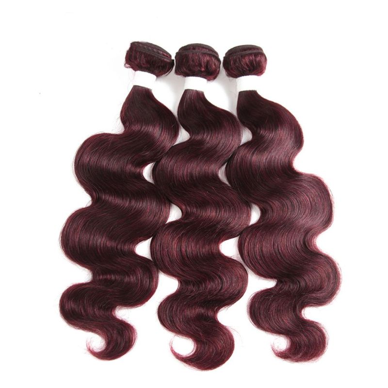 Wholesale Body Wave Human Hair Bundles with Closure Brazilian Virgin Hair Remy Hair Bundles 99j