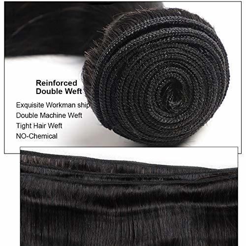 Straight Hair Bundles with Brazilian Human Hair