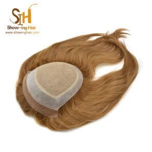 High Quality Brazilian Mongolian Hair Human Hair Female Toupee Hairpiece