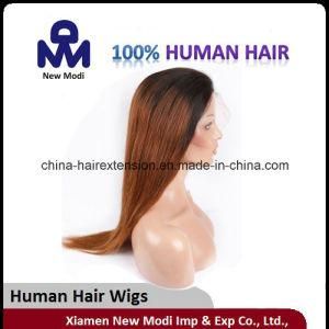 Brazilian Human Hair No Lice Two Color Full Lace Wig