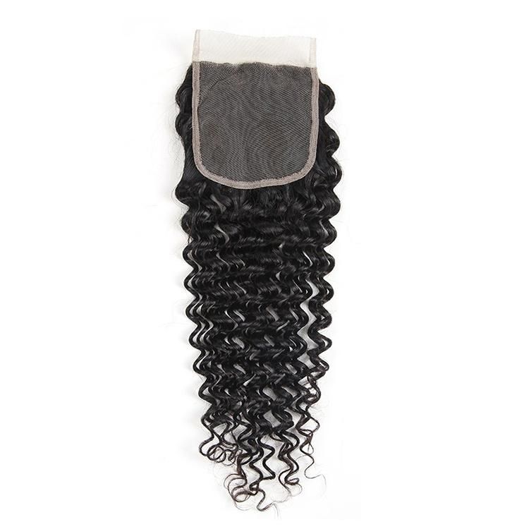 Kbeth Wholesale 10A Grade Fast Delivery Natural Color 8-32 Inch Cuticle Aligned Malaysian Kinky Curly Human Hair Bundles with Closure