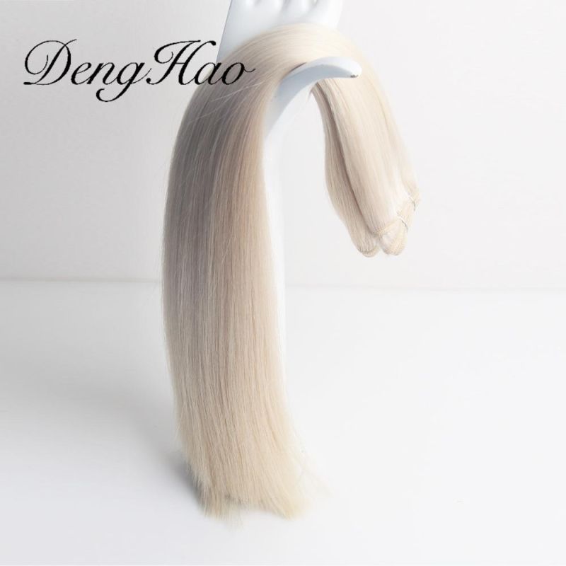 Double Drawn Virgin Remy Hair Weft Hair Extension Beautiful Color